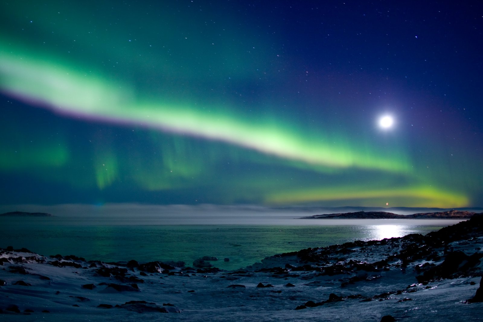 Northern Lights in Iqaluit Nunavut Frobisher Inn